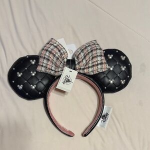 Disney Parks exclusive tweed and pearl Mickey headband